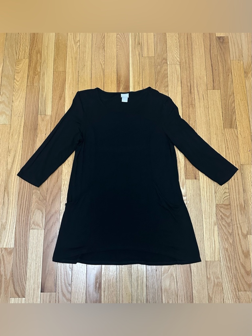 Chico's Black Tunic Top